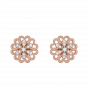 Floral Diamond Studs