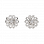 Classic Floral  Diamond Studs