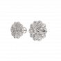 Classic Floral  Diamond Studs
