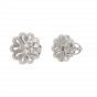 Classic Floral  Diamond Studs