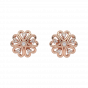 Classic Floral  Diamond Studs