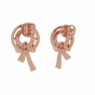  Knotted Diamond Studs