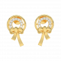  Knotted Diamond Studs