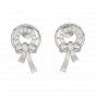  Knotted Diamond Studs