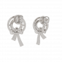  Knotted Diamond Studs