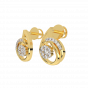 Gold Dazzle Drops Diamond Studs