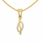 Golden Blush Diamond Pendant