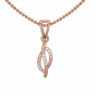 Golden Blush Diamond Pendant