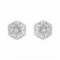 Floral Diamond Studs