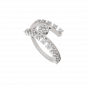 Twirl Diamond  Ring