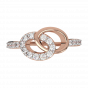 Oval Loops Diamond Ring