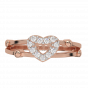 Mystic Heart  Diamond Ring