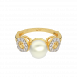  Pearl Treat  Diamond Ring