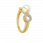  Pearl Treat  Diamond Ring