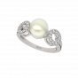  Pearl Treat  Diamond Ring