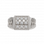 Perfect Nine  Diamond Men's Ring