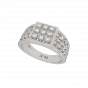 Diamond Mat  Men's Ring