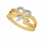 Love & Life Gold Diamond Ring