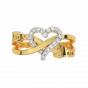 Love & Life Gold Diamond Ring