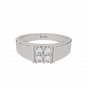 Fashion Four  Diamond Men's Ring