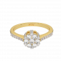  Floral Touch  Diamond Ring