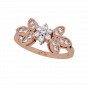 Happy Moments Floral Diamond Ring