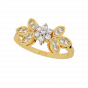 Happy Moments Floral Diamond Ring