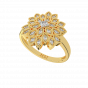 Floral Designer Diamond Ring