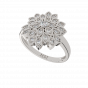 Floral Designer Diamond Ring