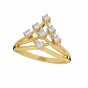 Golden Maze Fashion Diamond Ring