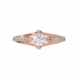 Crown Cardinal Solitaire Diamond Ring