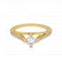 Crown Cardinal Solitaire Diamond Ring