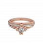 Stylish Solitaire Diamond Ring