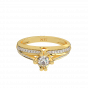 Stylish Solitaire Diamond Ring