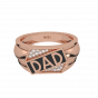 Best Dad Ever Diamond Men's Ring