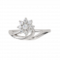 Floral Sway  Diamond Ring