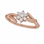 Floral Aura Diamond Ring