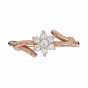 Floral Aura Diamond Ring