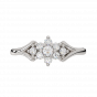 Floral Finesse Diamond Ring