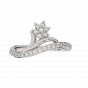  Floral Branch  Diamond Ring