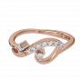  Loop N Heart  Diamond Ring