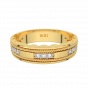 Golden Lanes  Diamond Ring