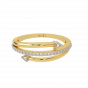  Cross Dealing Diamond Ring