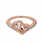  Pretty Hearts  Diamond  Ring