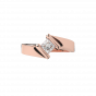 Cubic Solitaire Diamond Ring