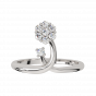  Spring Flower Diamond Ring