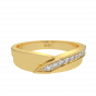  Golden Tones  Diamond Ring