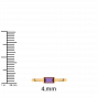 Amethyst bugette ring