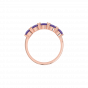 Oval brilliant cut ring