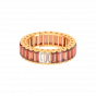 Wine infinity bugette ring